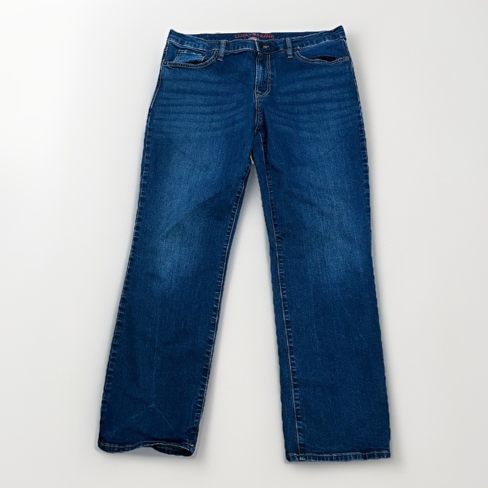 Lucky Brand Jeans Womens 14x32 Blue Bridgette High Rise Skinny Dark Wash Denim
